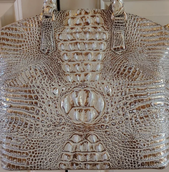 Brahmin Smoke Large Duxbury Satchel - Picture 2 of 3